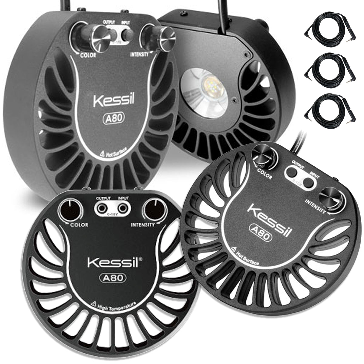 Kessil A80 Tuna Blue LED Light QUAD BONUS Bundle– ASAP Aquarium