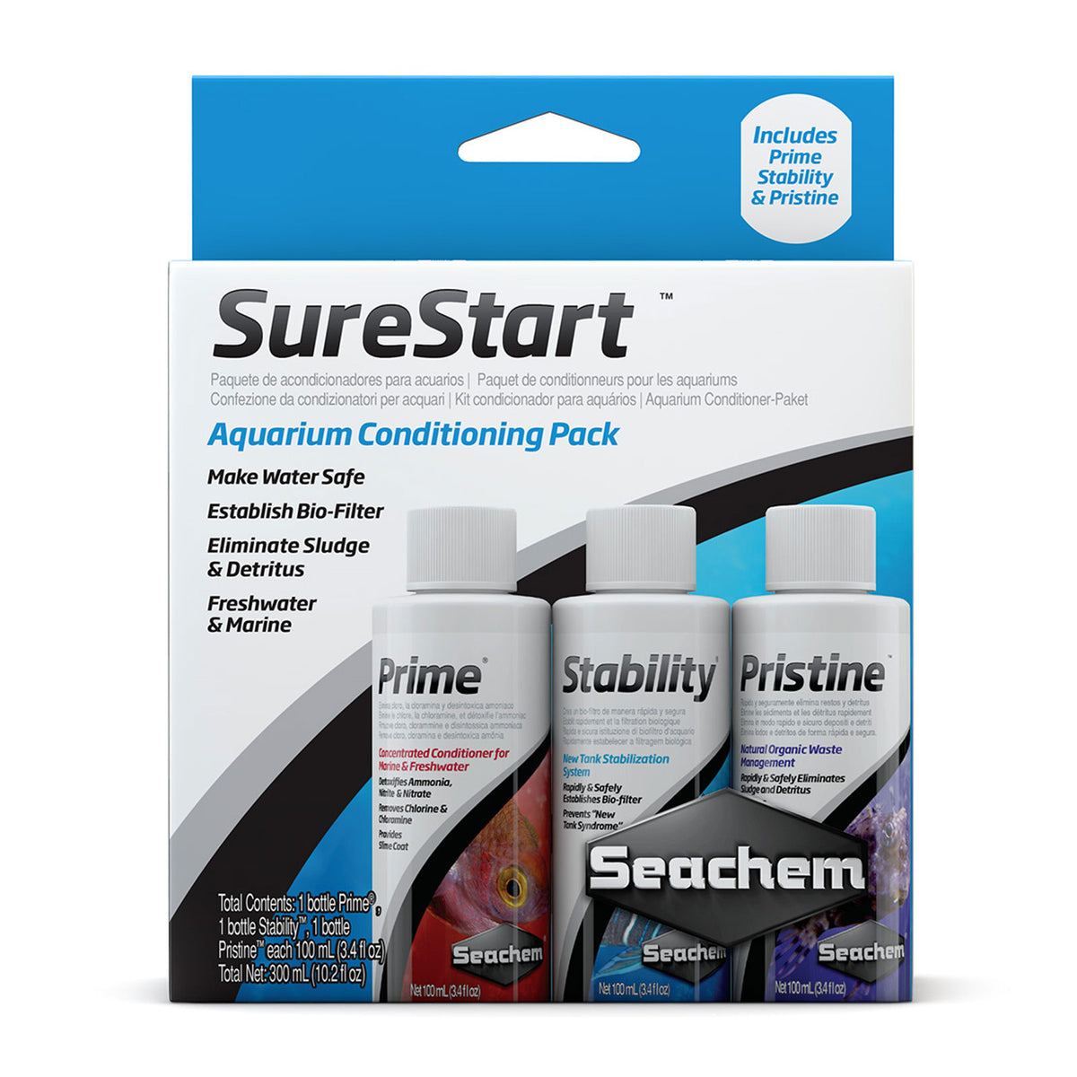 Seachem SureStart Pack 3 x 100 mL