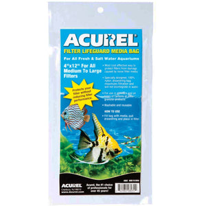 Acurel Filter Lifeguard Media Bag Medium 4" x 12" - www.ASAP-Aquarium.com