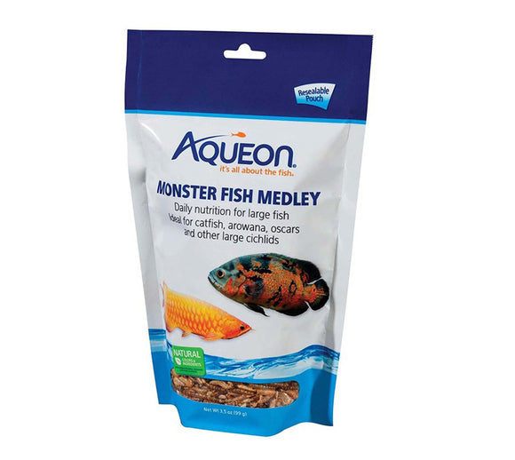 Aqueon Monster Fish Medley 3.5 oz - www.ASAP-Aquarium.com
