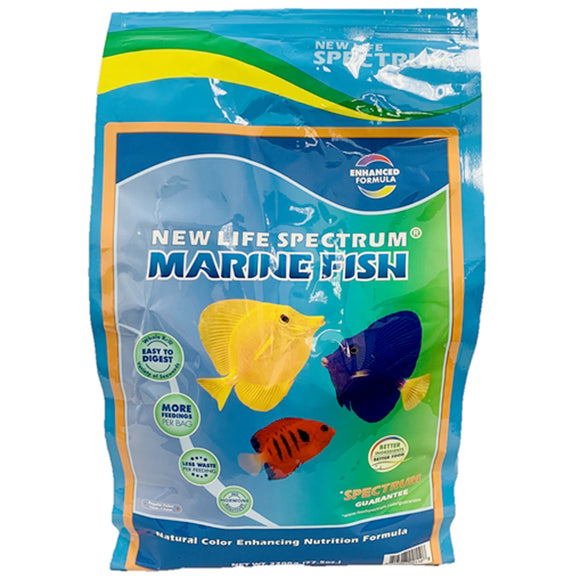 New Life Spectrum MARINE FISH Pellets 2200g - www.ASAP-Aquarium.com