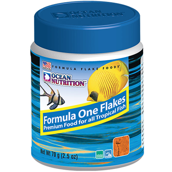 Ocean Nutrition Formula One Flakes 70 grams (2.5 oz) Fish Food - www.ASAP-Aquarium.com
