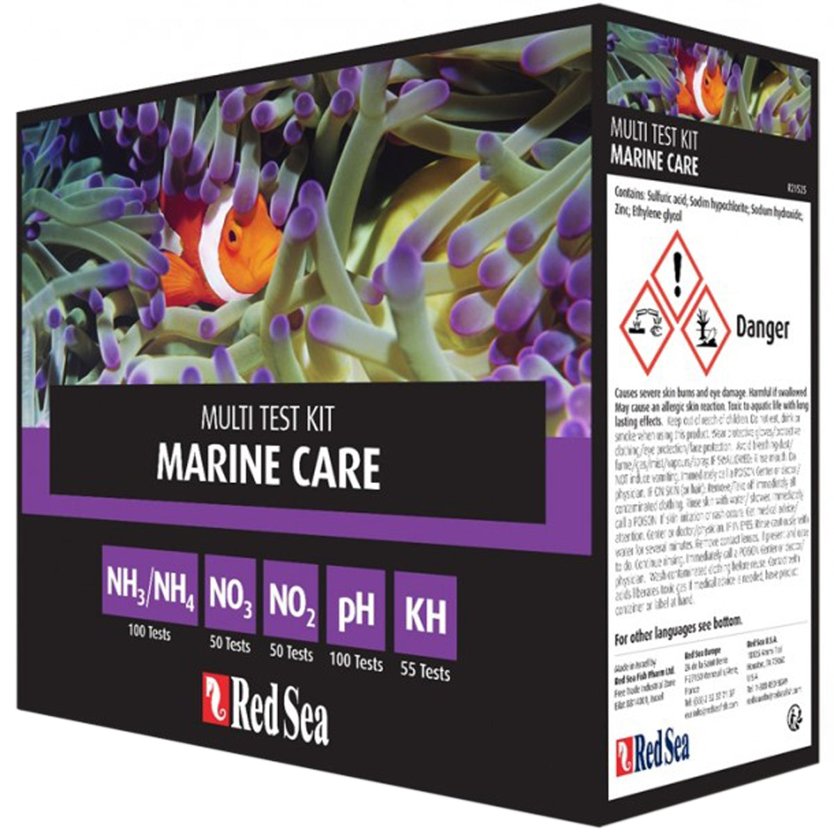 Red Sea Marine Care Multi Test Kit ASAP Aquarium