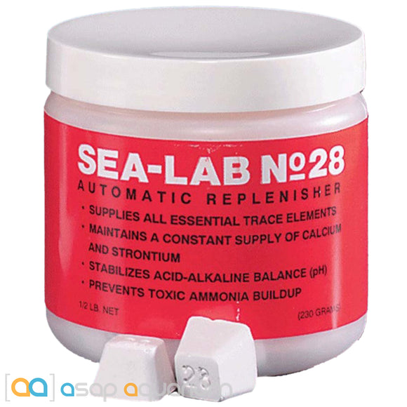 Sea-Lab No. 28 Automatic Replenisher 0.5 lb. Jar (50 blocks) - www.ASAP-Aquarium.com