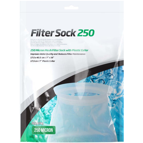 Seachem Filter Sock Large 250 Micron Mesh - ASAP Aquarium