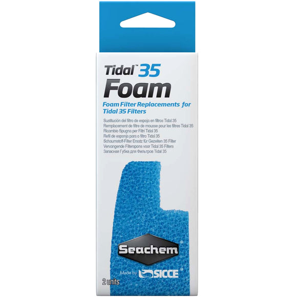 Seachem Tidal 35 Foam 2 Pack - ASAP Aquarium