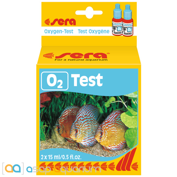 sera Oxygen O2 Test Kit 15mL 60 Tests - www.ASAP-Aquarium.com