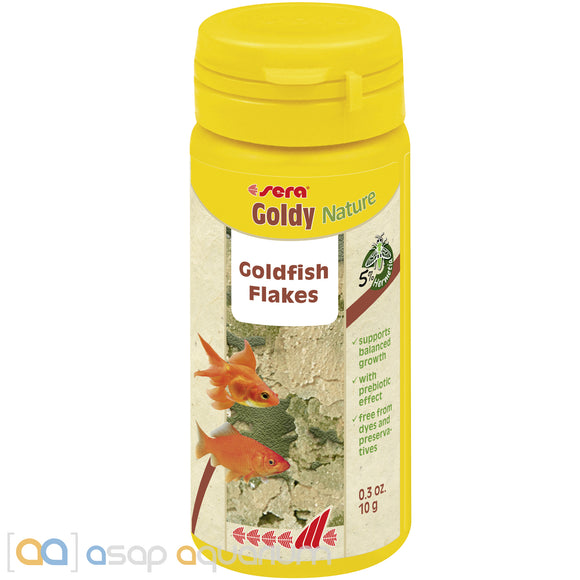 Sera Goldy Nature 50mL Goldfish Food Flakes - www.ASAP-Aquarium.com