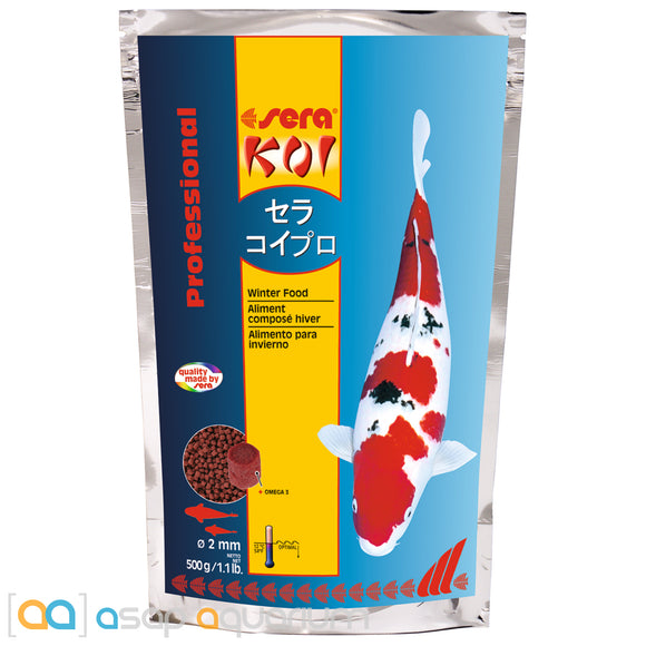 sera Koi Professional Winter Food 500 grams - www.ASAP-Aquarium.com
