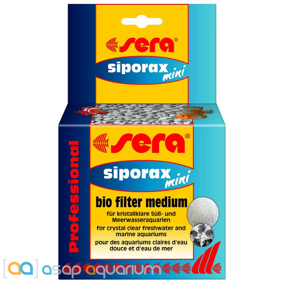 Sera Siporax Mini Professional 4.5 oz Filter Media - www.ASAP-Aquarium.com