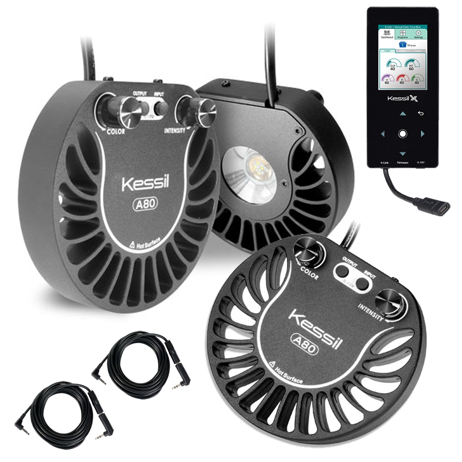 Kessil A80 Tuna Blue LED Light TRIPLE STARTER Bundle | ASAP Aquarium