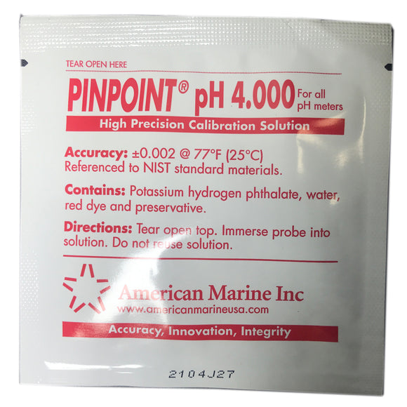 American Marine Pinpoint pH Calibration Fluid 4.0 - www.ASAP-Aquarium.com