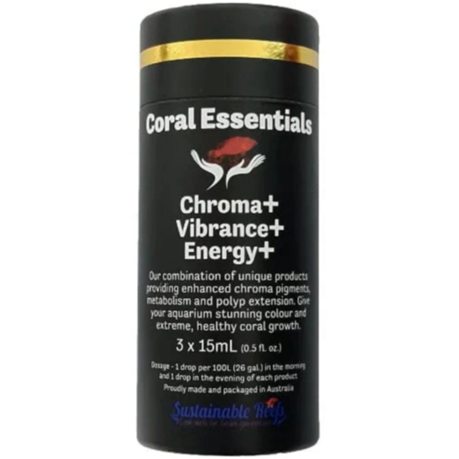 Coral Essentials Chroma+ Vibrance+ Energy+ 3 Pack 15mL Each | ASAP
