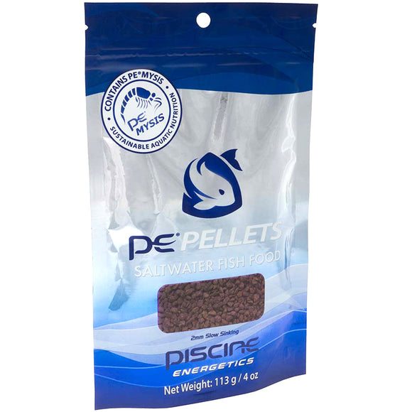 Piscine Energetics Pellets Saltwater Fish Food 2mm - 4 oz - www.ASAP-Aquarium.com