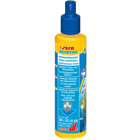 Sera Aquatan Water Conditioner 50 ml (1.7 oz.) - www.ASAP-Aquarium.com