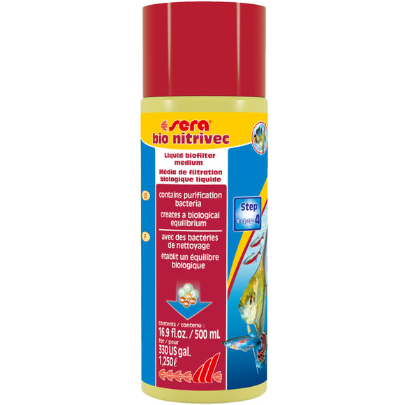 Sera Bio Nitrivec Biofilter Liquid 500 ml (16.9 oz.) - www.ASAP-Aquarium.com