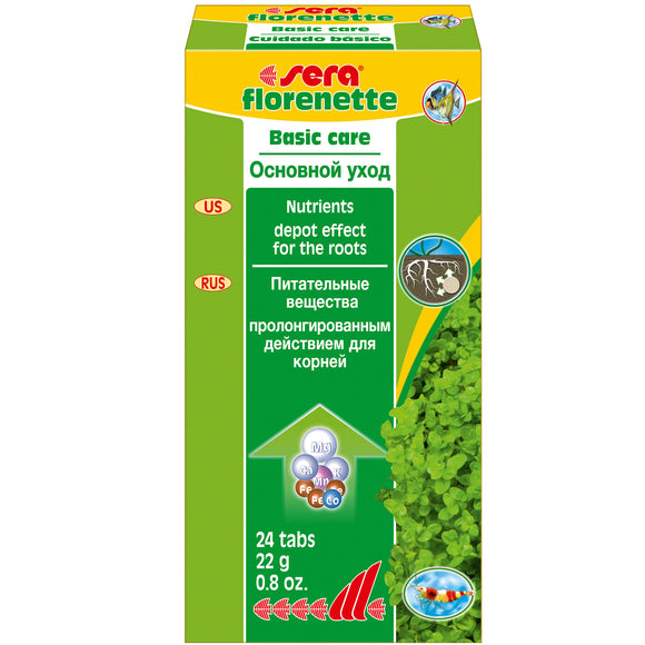 sera Florenette Root Tabs 24 count - www.ASAP-Aquarium.com