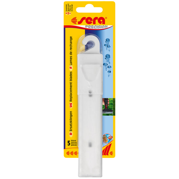 Sera Precision Stainless Steel Replacement Blades 5 pack - www.ASAP-Aquarium.com