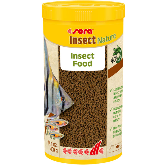 Sera Insect Nature Fish Food Pellets 1,000mL - www.ASAP-Aquarium.com