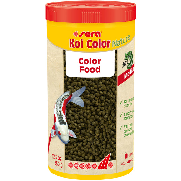 sera Koi Color Nature Medium 1000mL 4mm Pellets - www.ASAP-Aquarium.com