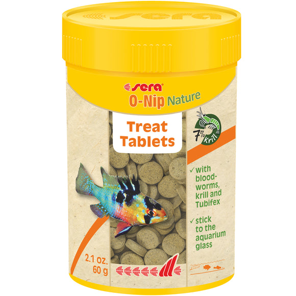 Sera O-Nip Nature Treat Tablets 100mL - www.ASAP-Aquarium.com