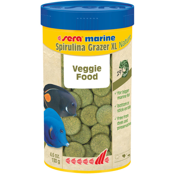 Sera Marine Spirulina Grazer XL Nature 250mL - www.ASAP-Aquarium.com