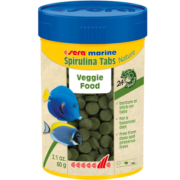 Sera Marine Spirulina Tabs Nature 100mL - www.ASAP-Aquarium.com