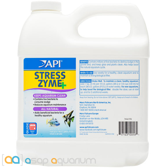 API Stress Zyme 64oz. - ASAP Aquarium