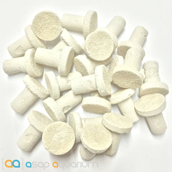 25 Frag Plugs Cured for Live Coral Propagation - www.ASAP-Aquarium.com