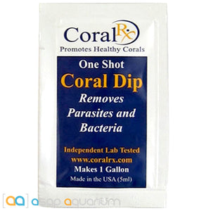Coral RX One Shot Coral Dip Makes 1 Gallon Kill Coral Pests - www.ASAP-Aquarium.com
