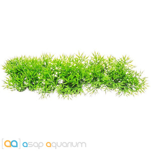 Aquatop Fuzzy Aquarium Plant Green 8" Wide x 2" High - www.ASAP-Aquarium.com