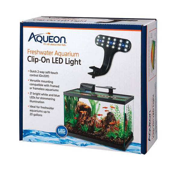 Aqueon Freshwater Aquarium Clip-On LED Light - www.ASAP-Aquarium.com