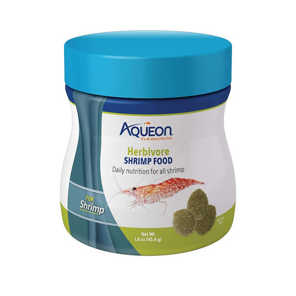 Aqueon Herbivore Shrimp Food 1.6 oz - www.ASAP-Aquarium.com