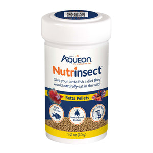 Aqueon Nutrinsect Betta Pellets 1.41 oz - www.ASAP-Aquarium.com