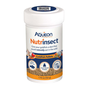 Aqueon Nutrinsect Goldfish Pellets 1.76 oz - www.ASAP-Aquarium.com