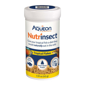 Aqueon Nutrinsect Tropical Flakes 1.59 oz - www.ASAP-Aquarium.com