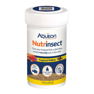 Aqueon Nutrinsect Tropical Pellets 1.76 oz - www.ASAP-Aquarium.com