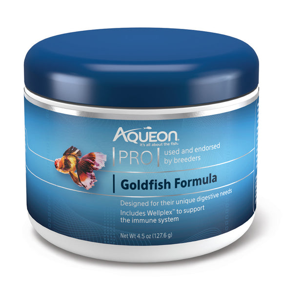Aqueon Pro Fish Food Goldfish Formula 4.5 oz - www.ASAP-Aquarium.com