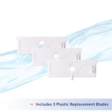 Aqueon ProScraper 3.0 Twist & Click Plastic Replacement Blades 3 pack - www.ASAP-Aquarium.com