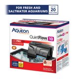 Aqueon QuietFlow 10 LED PRO Aquarium Power Filter - www.ASAP-Aquarium.com