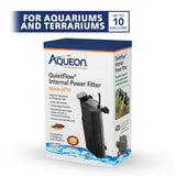 Aqueon QuietFlow AT10 Internal Power Filter - www.ASAP-Aquarium.com