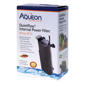 Aqueon QuietFlow AT10 Internal Power Filter - www.ASAP-Aquarium.com