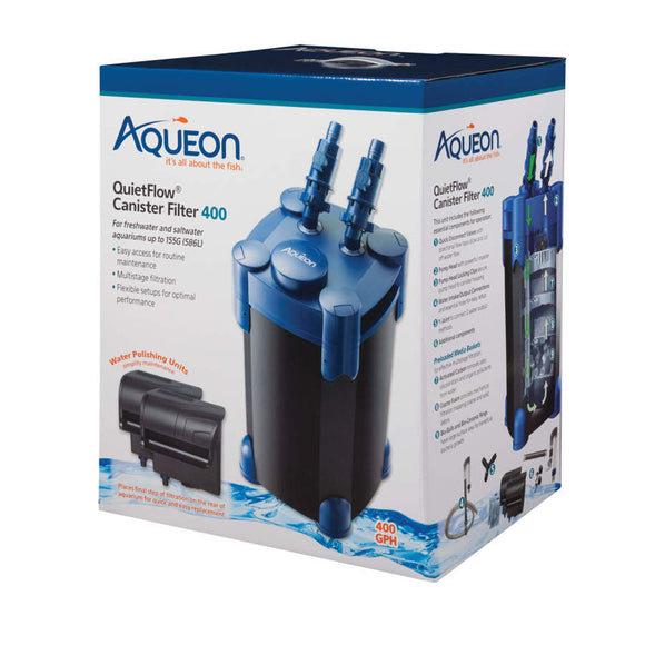 Aqueon QuietFlow Canister Filter 400 - www.ASAP-Aquarium.com