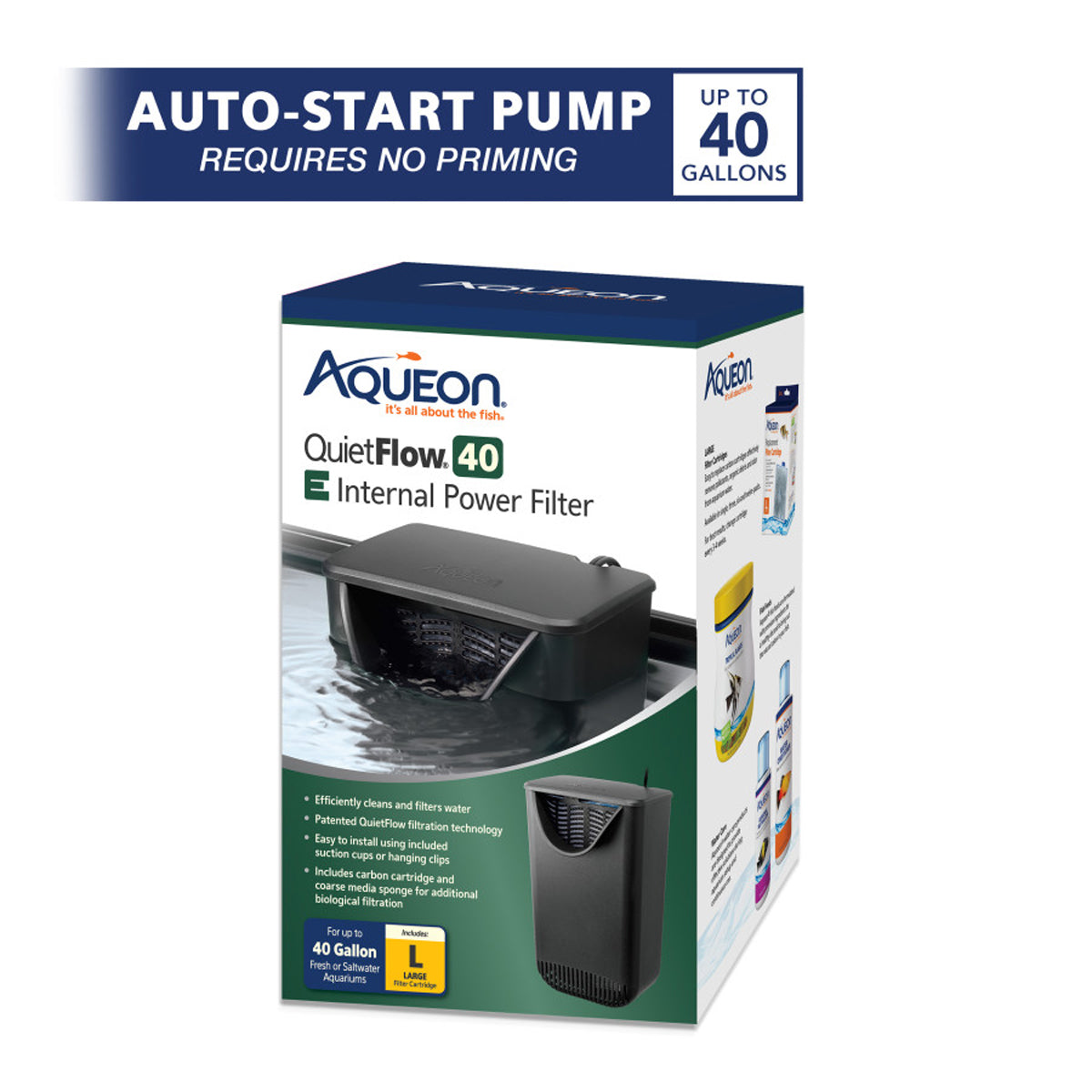 Aqueon quietflow internal power filter clearance