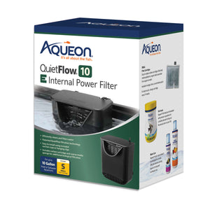 Aqueon QuietFlow E Internal Power Filter Small 10 gal - www.ASAP-Aquarium.com