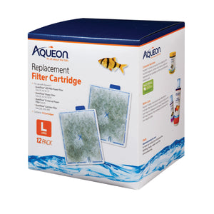 Aqueon QuietFlow Replacement Filter Cartridge Large 12 pack - www.ASAP-Aquarium.com