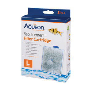 Aqueon QuietFlow Replacement Filter Cartridge Large 3 pack - www.ASAP-Aquarium.com