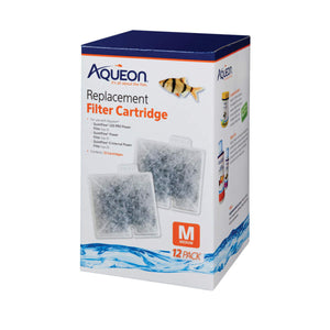 Aqueon QuietFlow Replacement Filter Cartridge Medium 12 pack - www.ASAP-Aquarium.com