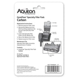 Aqueon QuietFlow Size 10 Specialty Filter Pads Carbon 4 pack - www.ASAP-Aquarium.com