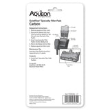 Aqueon QuietFlow Size 20/75 Specialty Filter Pads Carbon 4 pack - www.ASAP-Aquarium.com